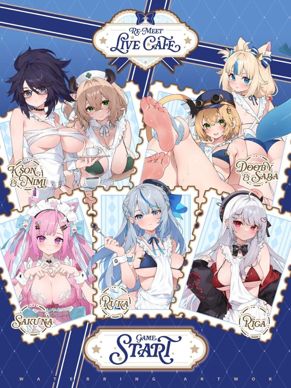 ReMeet Live Cafe - Japanese Interactive SLG Overview and Character Guide